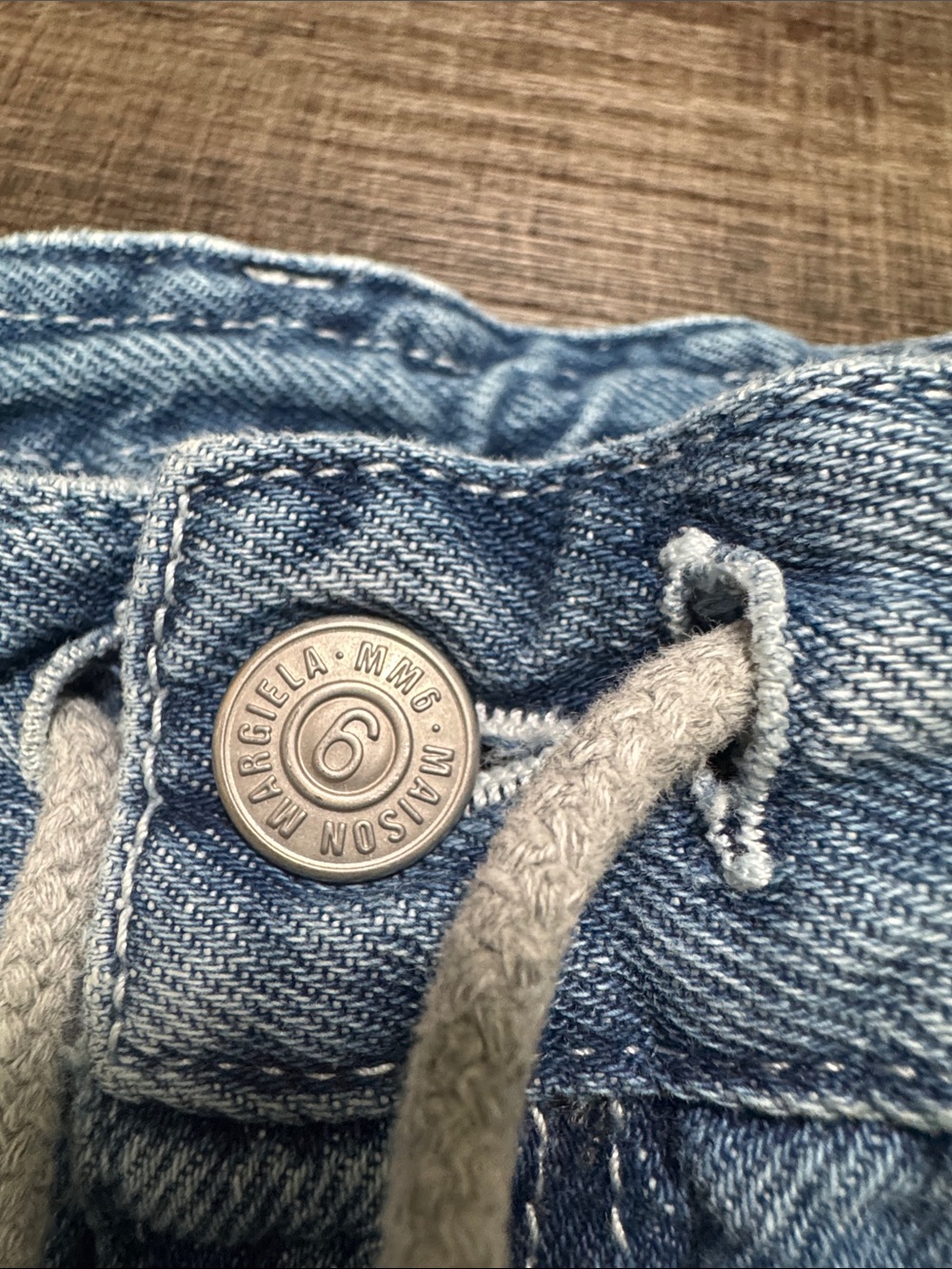 MM6 Maison Margiela Indigo 5 Pocket Shoe String Jeans - Picture 6 of 15